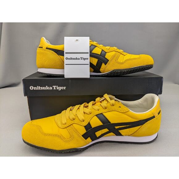 Onitsuka Tiger by Asics Yellow and Black Sneakers - Picture 3 of 13